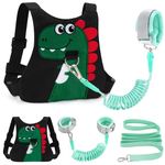 Child Toddler Leash - Kid Harness (Dinosaur, Black)