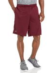 Russell Athletic Men's Dri Power Essential Performance Shorts with Pocket - Workout and Gym Active Wear Maroon