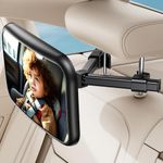 Baby Car Mirror for Baby Car Seat Safely Mirror Hook Clip Design for Rear Facing Infant Newborn 360° Rotation Baby Backseat Mirror with Wide Clear View, Shatterproof, Easy Install Baby Essentials