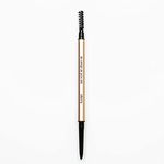 Honey's Ultra Fine Eyebrow Definer - Duo Head - Colour Ebony - Fine Eyebrow Pencil - Eyebrow Detail and Define… (Ebony)