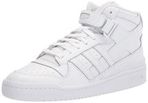 adidas Men's Forum Mid Sneaker, White/White/White, 10 UK