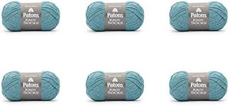 Patons Kroy Socks Yarn - 50g/1.75oz - Blended Fiber - Knitting, Crocheting & Crafts, Saltwater, 6 Pack