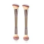 2Pack Dual-ended Makeup Brushes for