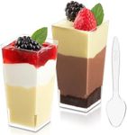 Zezzxu 3 oz Mini Dessert Cups with 