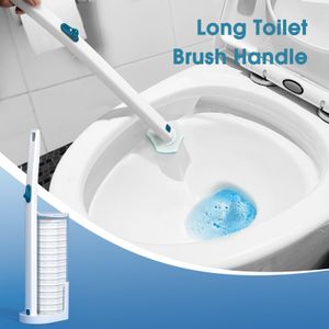 Toilet Wand Cleaning Kit with 48 Refills – Disposable Scrubbing Heads