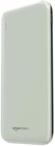 Amazon Basics 10000 mAh 22.5W Ultra Fast Charging Power Bank | Type C Power Delivery (Input & Output) | Quick Charge | Two-Way Fast Charging (Lime)