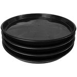 DUNPUTE Plant Saucer 14 16 18 20 22 Inch, 4 Pack Heavy Duty Large Plant Tray for Planter Pot, Plastic Flower Pot Saucers Drip Water Trays for Indoors and Outdoors (14 Inch)