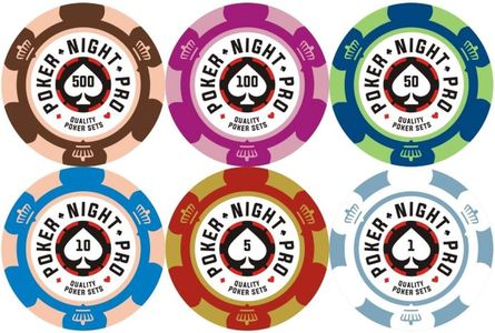 Poker Night Pro 500-Piece Poker Set – Chips, Cards & Case