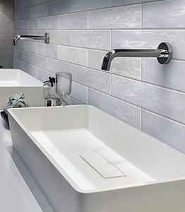 Polished Ceramic Subway Wall Tile in Lavanda-Blue – 2.5" x 8", 38 Pieces Covering 5.32 sq ft Not Peel & Stick – Moisture-Resistant Wall Tile for Wet Areas