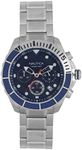 Nautica Men's Chronograph Quartz Watch with Stainless Steel Strap NAPPTR004