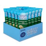 Crispy Minis Crunchy Dill Flavour Brown Rice Chips, Multi-Pack, 100g (Pack of 12)