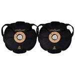 Lionheart Workout Sandbag Strength Training Equipment, On/Off Barbell Weight Plates, Sand bag Weights for Exercise, Home Gym Training, Lifting, Travel, 10 lbs Plates Set of 2 Unfilled