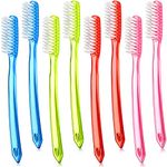 Zopeal Extra Hard and Firm Toothbrush for Adults Bulk Huge Head Bristle Full Head Toothbrush Manual Toothbrush for Cleaning Tooth Stain Whitening Teeth Toothbrush(8 Pieces)