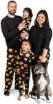 Burt's Bees Baby Baby 1-Piece Family Jammies Matching Holiday Organic Cotton Pajamas, Midnight Pumpkins 2024, 24 Months