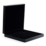 Oirlv Black Velvet Jewelry Set Box Big Necklace Gift Case Jewelry Showcase Display Organizer