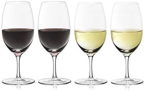 Plumm Outdoors Red/White Red/White Wine Glasses, Clear, PLUO6660RW