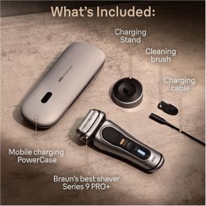 Braun Series 9 Pro+ Beard Shaver – Silver