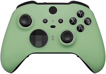eXtremeRate DIY Replacement Front Shell for Xbox Elite Wireless Controller 2 Core, Matcha Green Faceplate Cover Case for Xbox Elite Series 2 with Accent Rings [Controller NOT Included]