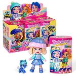 KOOKYLOOS Holiday Yay! Series - Box of 6 Collectible Dolls with Fashion Accessories, Clothing, Shoes and Toys, with 3 Fun Expressions - Version A