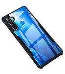 Amazon Brand - Solimo Back Case Cover for Realme 5i / 5 / 5s / Narzo 10 | Compatible for Realme 5i / 5 / 5s / Narzo 10 Back Case Cover | Clear Case with Camera Protection | (TPU + PC | Matte Black)