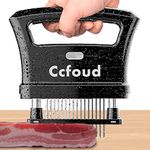 Ccfoud Meat Tenderizer Bigger, Easy to Hold Large Handle,48 Stainless Steel Ultra Sharp Needle Blade Tenderizer,Easy to Use & Clean