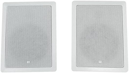 JBL Professional Control 128W Premium In-Wall Loudspeaker, Sold as Pair, white