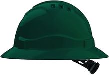 Pro Choice Safety Gear v6 hard hat vented full brim pushlock harness - green