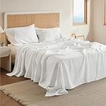 Bedsure Linen Sheets - Queen Linen 