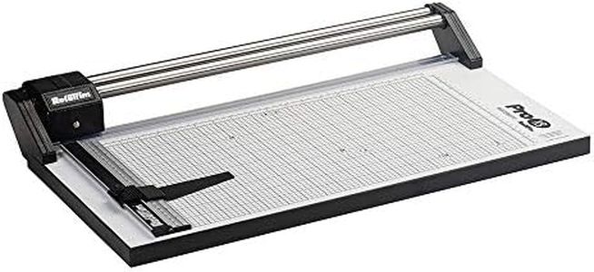 Rotatrim Pro 18 Inch Cut Professional Paper Cutter/Trimmer Precision Rotary Trimmer with Self-Sharpening Precision Steel Blades & Twin Stainless Steel Guide Rails (RCPRO18i)