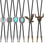 sailimue 6Pcs Handmade Bolo Tie for