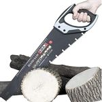 AIRAJ 450mm Pro Hand Saw, Pruning Saw with Chip-Removing Design, Perfect for Sawing, Pruning, Trimming Gardening and Cutting Wood Fast Cutting Saw