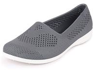 BATA womens Mesh Grey Walking Shoe - 4 UK (5529860)