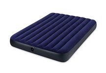 Intex Vinyl Classic Downy Airbed Queen, Blue