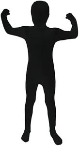 Black Original Kids Morphsuit Costume - Size Large 4'-4'6 (120cm-137cm)