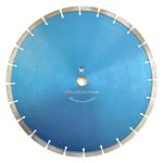 Meacase 14 inch Segmented Diamond Saw Blade for Concrete Masonry Brick Block Stone with 1''-20mm Arbor