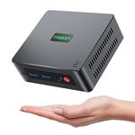 TRIGKEY Mini PC, Intel 12th Gen N100(4C/4T, up to 3.4GHz), 16G DDR4 500G SSD G4 Mini Desktop Computer, Dual HDMI 4K@60Hz Output, WiFi-6, BT 5.2, Auto Power on, Wake-on-LAN