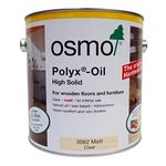 Osmo Holz und Color GmbH & Co. KG Polyx High Solid Oil (Clear Matt, 3062, 125 ml)