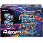 Laser Tag Guns Set of 4, Laser Tag with Digital LED Score Display Vests for Teens, Family and Adults Fun, Gift Toys for Kids Ages 6 7 8 9 10 11 12+Year Old Boy & Girls
