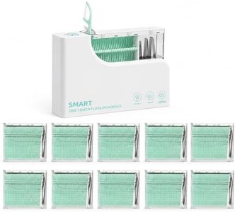 Smart Touchless Dental Floss Dispenser with 10 Cartridges Total 550 Count