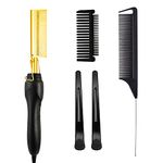 Hot Comb Professional Electric Straight Comb Electric Heating Comb Hair Straightener for Stylist and Salon at Home