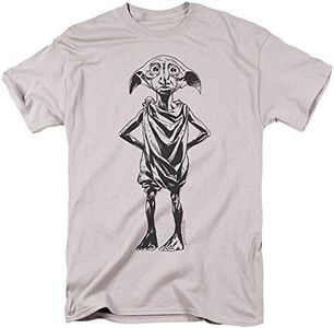 Popfunk Harry Potter Dobby T Shirt & Stickers (Small) Silver