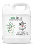 PUROLEO Eucalyptus Essential Oil 32 Fl Oz/946 ML (Packed In Canada) 100% Pure | Natural Aromatherapy Oil for Diffuser, massage, shower, bath oil steamers, sauna | huile essentielle