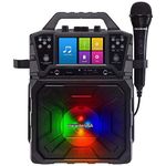 KARAOKE USA SD 520 PORTABLE MP3G KARAOKE AND PA SYSTEM WITH 4.3" TFT DIGITAL COLOR SCREEN AND RECORD FUNCTION