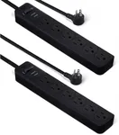 Amazon Basics Rectangle 6-Outlet, 6