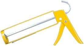 Dripless Contractor Professional Open-Frame Hex Rod Caulk Gun SH200 | No Drip Metal Caulking Gun for 10oz Sealant and Adhesive Silicone Cartridges or Tubes | 10:1 Thrust Ratio | Contractor Grade