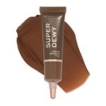 Makeup Revolution- Superdewy Liquid Bronzer-Dark To Deep (Dark skin tones) | Dewy & Creamy Formula | Suer Pigmented | Long Lasting| Seamless Blending| Vegan & Cruelty Free - 15 ml