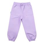 Jan & Jul Girls' Rain Pants, Water-Proof Outer-wear Kids (Single-Layer: Lavender, 8 Years)