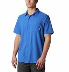 Columbia Men's Slack Tide Camp Shirt, Vivid Blue, 3X Big