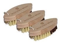 Bodylife Home Vegetable Brush Natural Beechwood Triple Pack