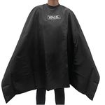 Wahl Clipper Genuine Reusable Barbers Cape for Hair Cutting, and Trimming with Easy Hook & Loop Adjustable Neck for Kids and Adults - Model 3417